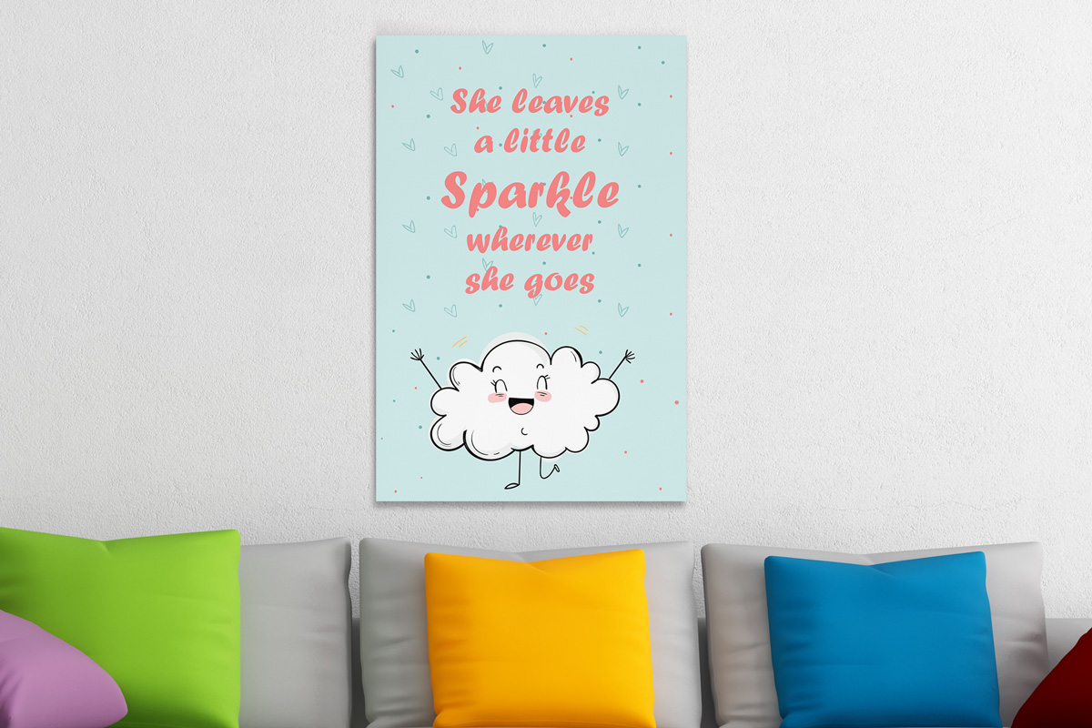 Πίνακες - She leaves a little sparkle wherever she goes — εικόνα 6 από 8