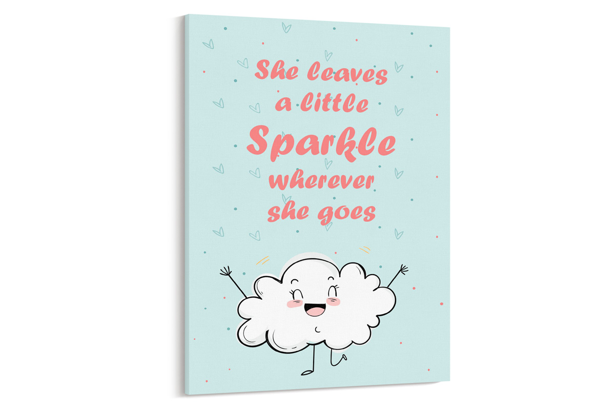 Πίνακες - She leaves a little sparkle wherever she goes — εικόνα 7 από 8