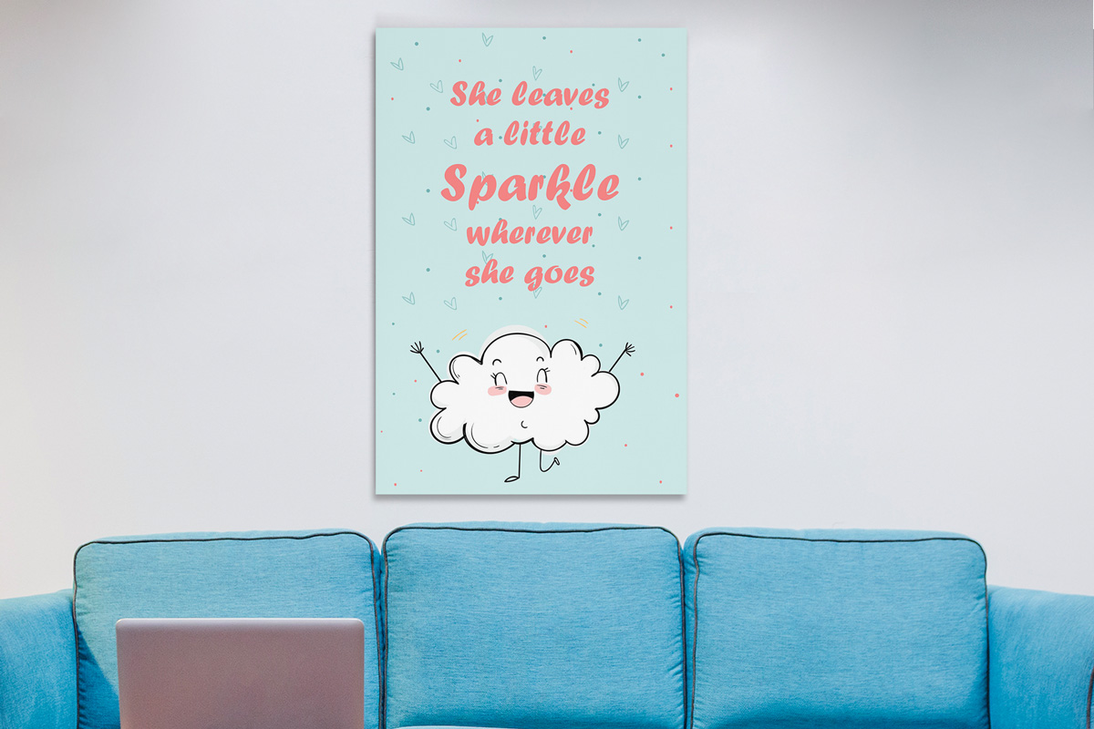 Πίνακες - She leaves a little sparkle wherever she goes — εικόνα 3 από 8