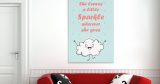 Πίνακες - She leaves a little sparkle wherever she goes — εικόνα 5 από 8