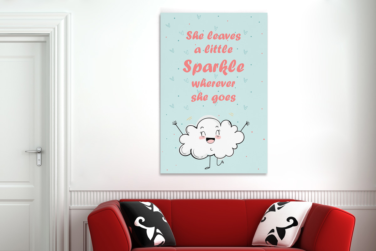 Πίνακες - She leaves a little sparkle wherever she goes — εικόνα 5 από 8
