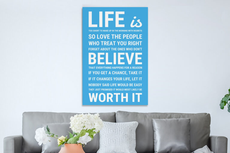 Πίνακες - Life is quote — εικόνα 1 από 8 Πίνακες - Life is quote — εικόνα 1 από 8