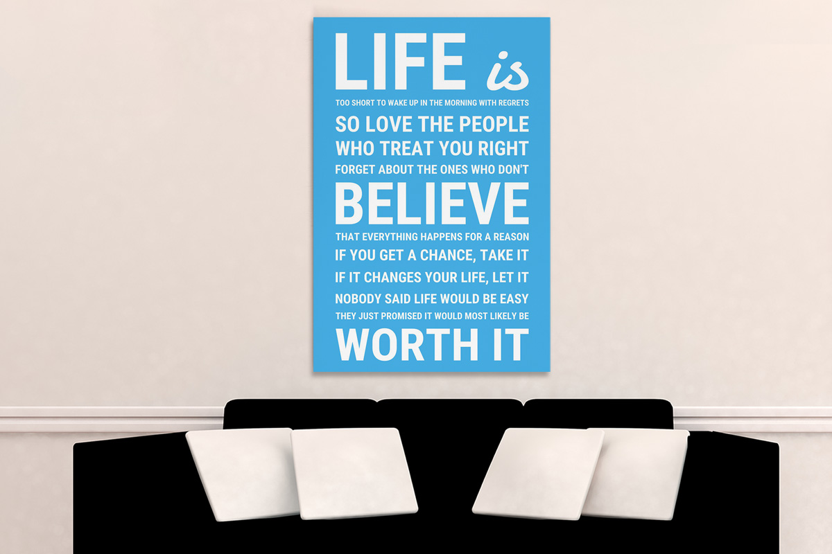 Πίνακες - Life is quote — εικόνα 3 από 8