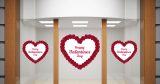 Αγίου Βαλεντίνου - Happy Valentine's Day σε καρδιά με κόκκινα τριαντάφυλλα — εικόνα 2 από 4