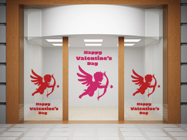 Αγίου Βαλεντίνου - Ο Έρως με τόξο και Happy Valentines Day — εικόνα 1 από 6