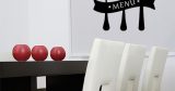 Αυτοκόλλητα Τοίχου - Σερβίτσιο φαγητού — εικόνα 1 από 6