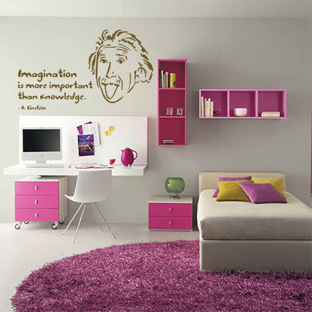 Motivational - Inspiring - Imagination is more important than knowledge — εικόνα 2 από 6