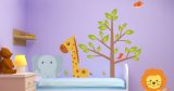 Αυτοκόλλητα Τοίχου - Σετ 3 ζωάκια, πουλάκια και δέντρο🦁🐘🦒 — εικόνα 5 από 6