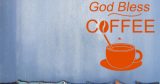 Αυτοκόλλητα Τοίχου - God Bless Coffee — εικόνα 2 από 6