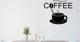 Αυτοκόλλητα Τοίχου - God Bless Coffee — εικόνα 1 από 6
