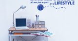 Αυτοκόλλητα Τοίχου - Basketball its a lifestyle — εικόνα 2 από 6
