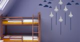 Αεροπλάνα – Ελικόπτερα - Μαχητικά Αεροσκάφη στα σύννεφα (διχρωμία) — εικόνα 5 από 6