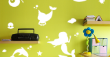 Αυτοκόλλητα Τοίχου - Μικρές Γοργόνες — εικόνα 6 από 6