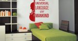 Αυτοκόλλητα Τοίχου - Music is the universal language of mankind — εικόνα 2 από 6