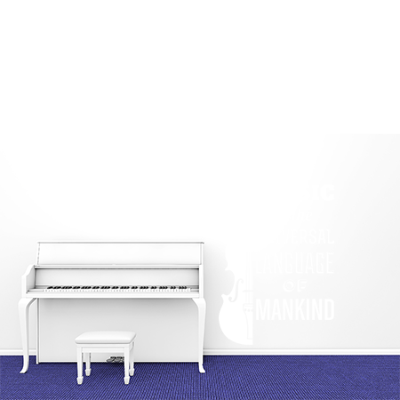 Αυτοκόλλητα Τοίχου - Music is the universal language of mankind — εικόνα 6 από 6