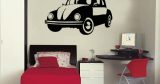 Αυτοκίνητα - Αυτοκόλλητο Τοίχου "VW Beetle" για Δωμάτια & Χώρους Διακόσμησης 🚗✨ — εικόνα 1 από 6